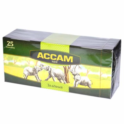 Чай Ассам Premium зеленый 25*1,8гр к/у