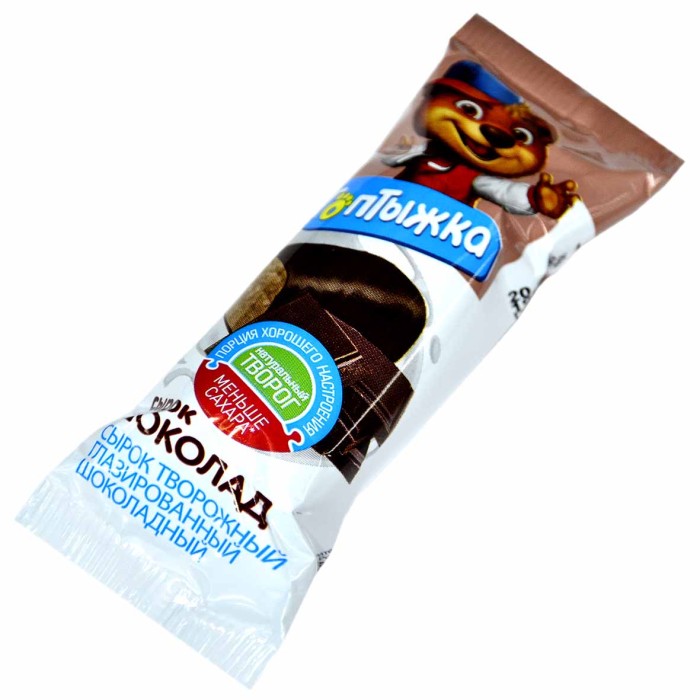 Сырок глазированный Топтыжка шоколадный 12% 40гр м/у