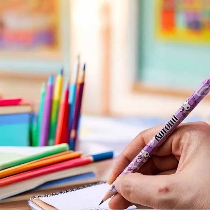 Карандаши простые HB Kuromi 12шт арт1109