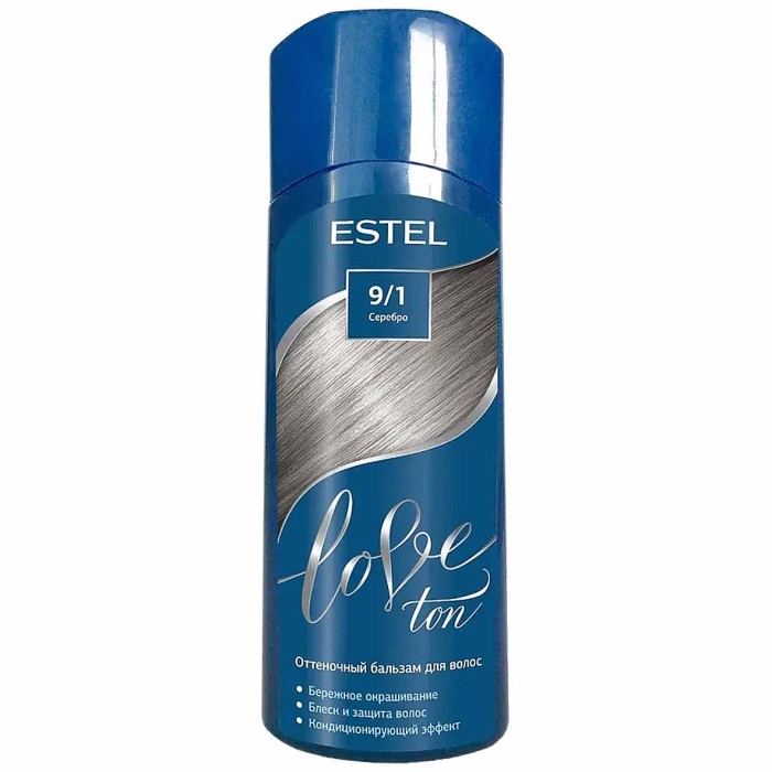 Бальзам оттеночный для волос Estel Love ton  Серебро 9/1 150мл пэт