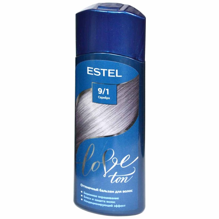 Бальзам оттеночный для волос Estel Love ton  Серебро 9/1 150мл пэт