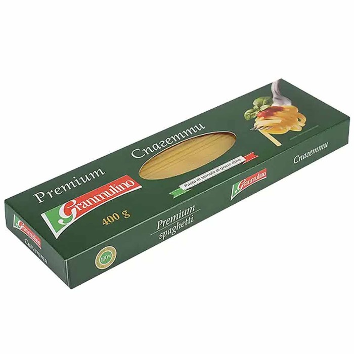 Макароны Granmulino Premium спагетти 400гр к/у