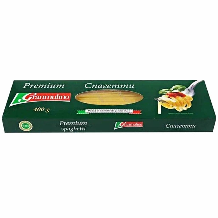 Макароны Granmulino Premium спагетти 400гр к/у