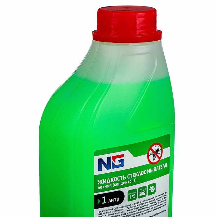 Жидкость стеклоомывателя NG летняя концентрат 1л арт727-054