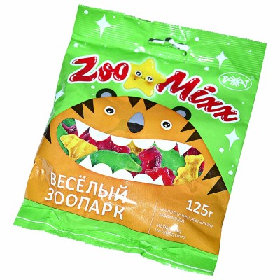 Мармелад Zoomixx Веселый зоопарк 125гр м/у