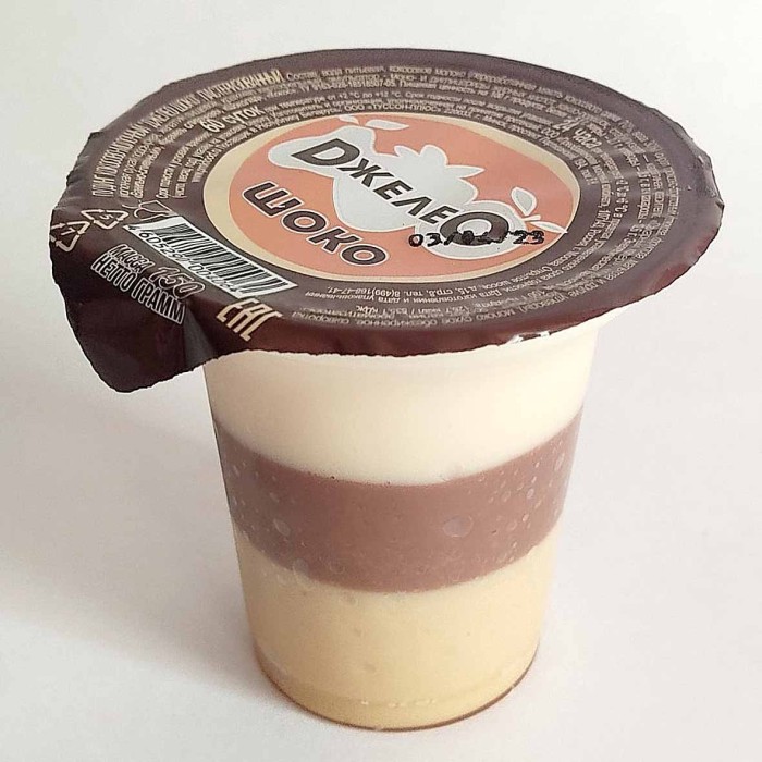 Пудинг Джелео Шоко кокосово-молочный 150гр пэт