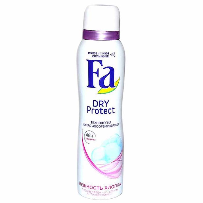Дезодорант Fa Dry Protect Нежность хлопка 150мл ж/б
