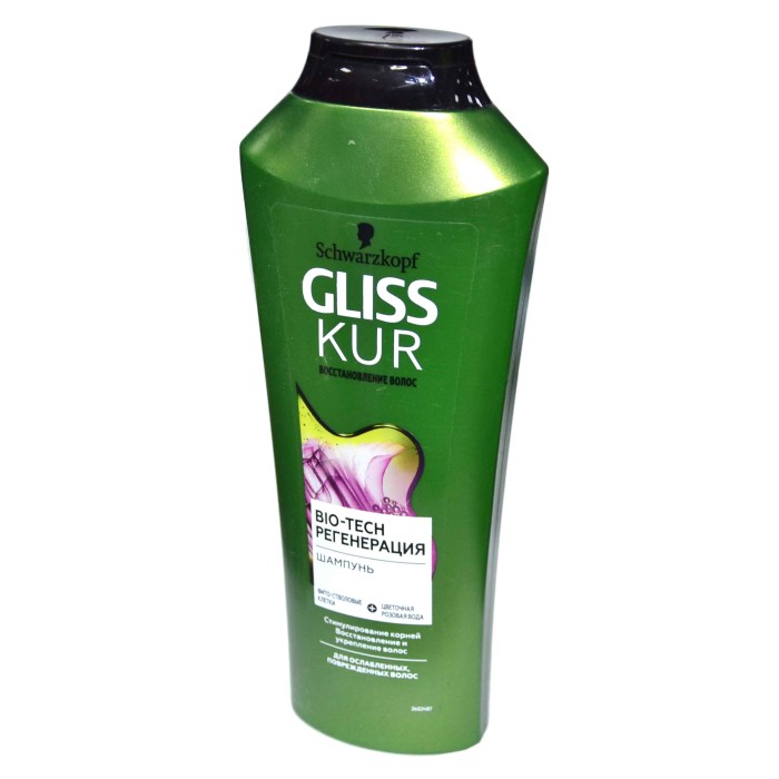 Шампунь для волос Gliss Kur Bio-Tech Регенерация 400мл пэт