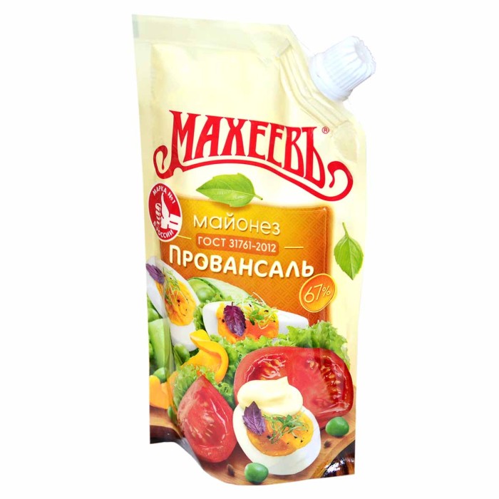 Майонез Махеевъ Провансаль 67% 190гр д/п