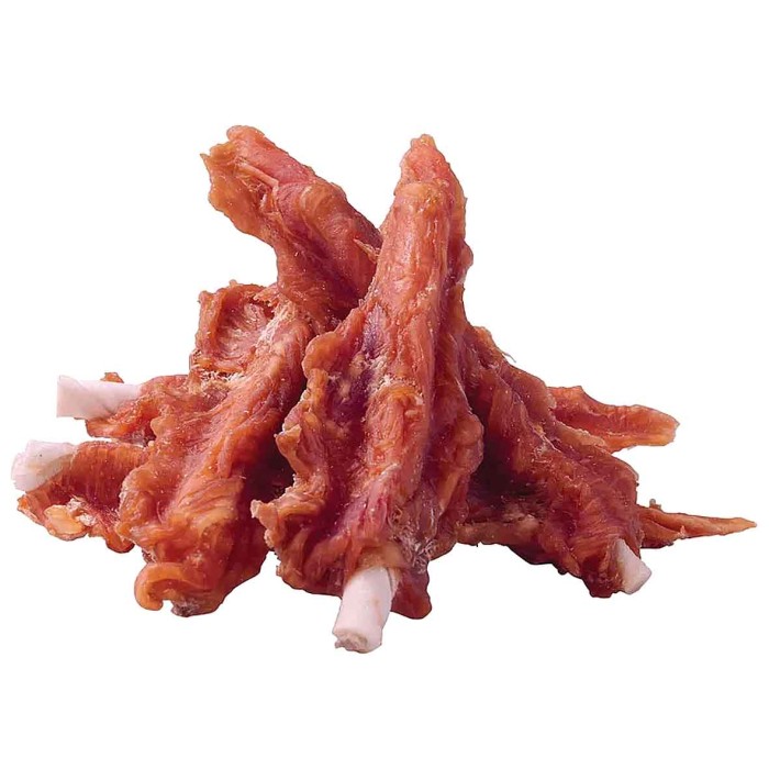 Лакомство для собак Деревенские лакомства утиные шашлычки нежные 90гр д/п