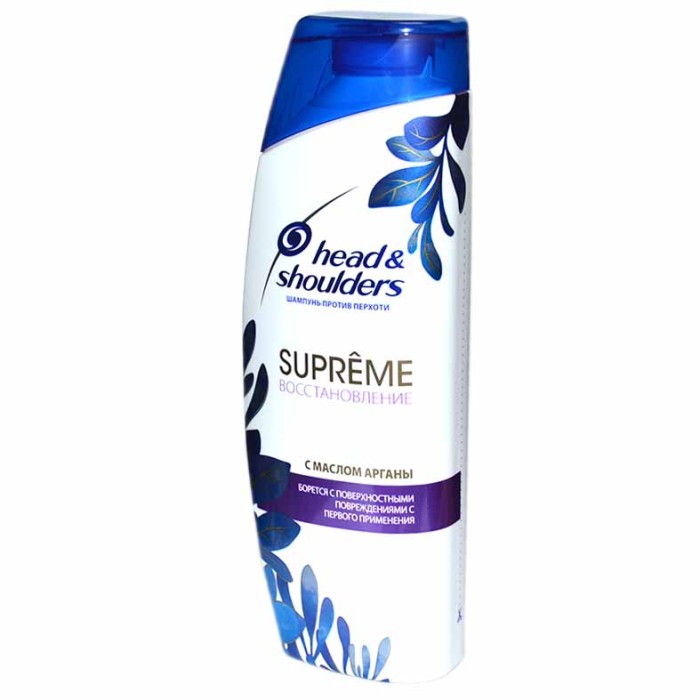 Шампунь для волос Head&Shoulders Supreme Восстановление масло арганы 300мл пэт
