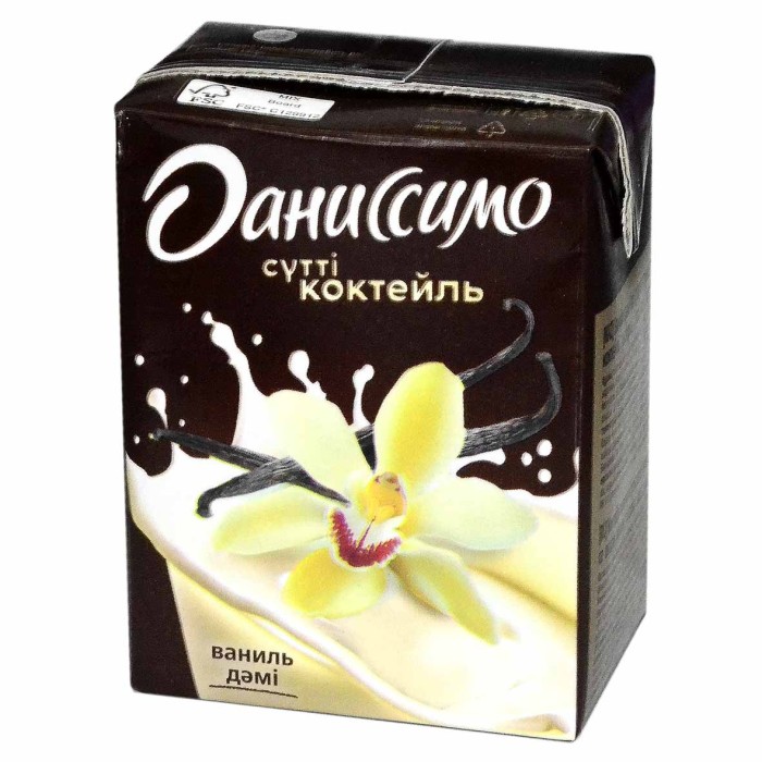 Коктейль молочный Даниссимо ваниль 2%  200мл пэт