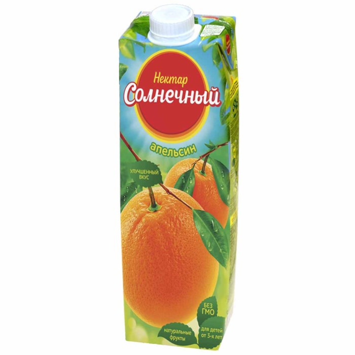 Нектар Солнечный апельсин 0,95л т/п