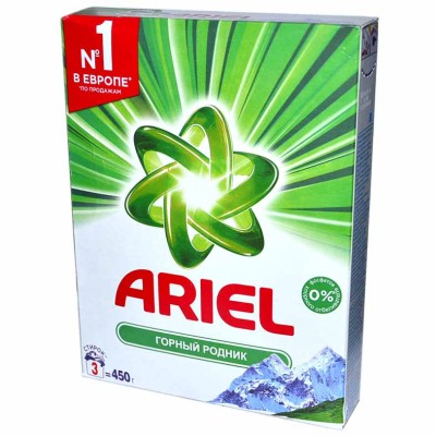 Порошок для стирки Ariel Горный родник автомат 450гр к/у