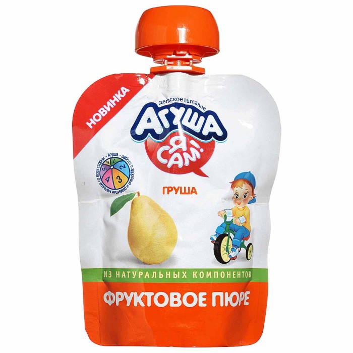 Пюре Агуша Я сам груша с 6мес 90гр пауч