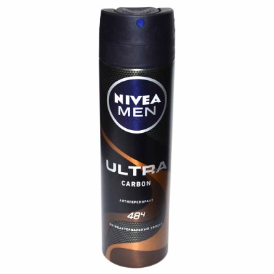Дезодорант Nivea Men Ultra Carbon 150мл ж/б