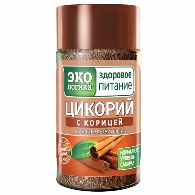 Цикорий ЭКОлогика с корицей раствор сублим 85гр ст/б