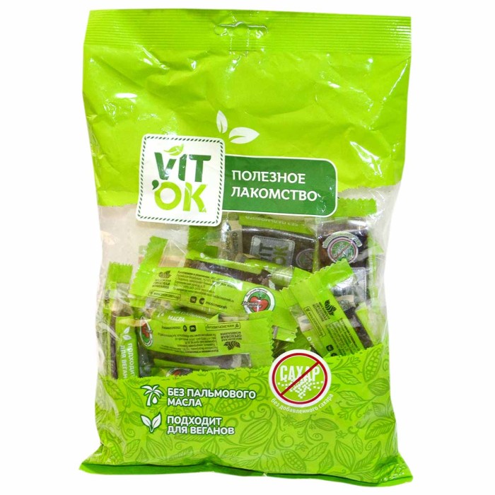 Конфеты VITok неглаз чернослив-орехи 400гр м/у