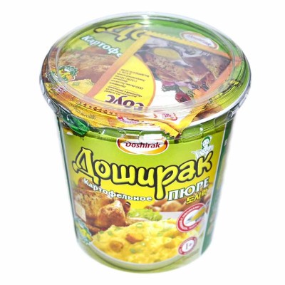 Пюре картофельное Доширак Премиум с курицей 52гр стакан