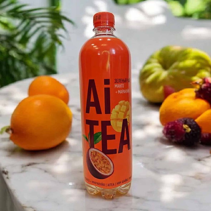 Чай Ai Tea манго-маракуя зеленый 0,5л пэт