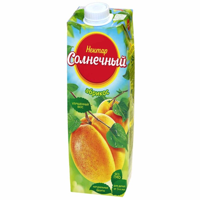 Нектар Солнечный абрикос 0,95л т/п