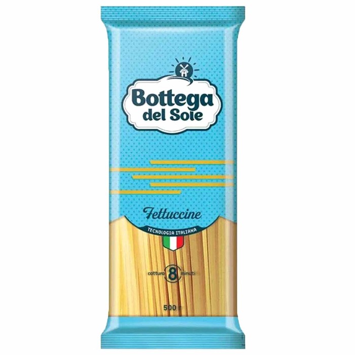 Макароны Bottega del Sole Фетучини 500гр м/у