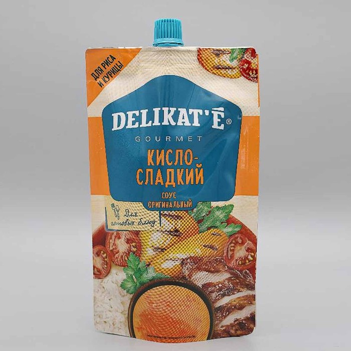 Соус Delikat'e Кисло-сладкий 210гр д/п