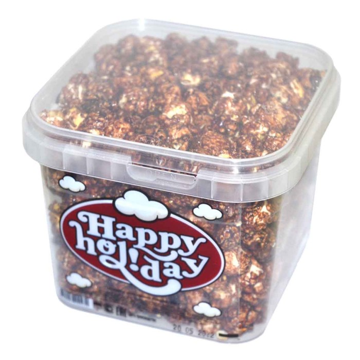 Попкорн Happy Holiday шоколадный 200гр ведро