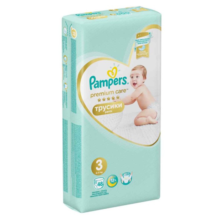 Подгузники-трусики Pampers Premium Care Pants Midi (6-11кг) 48шт м/у