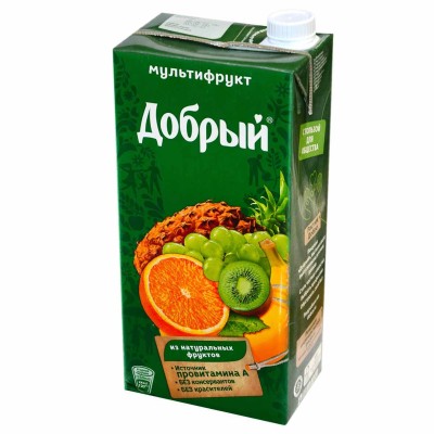 Нектар Добрый мультифрут 2л т/п