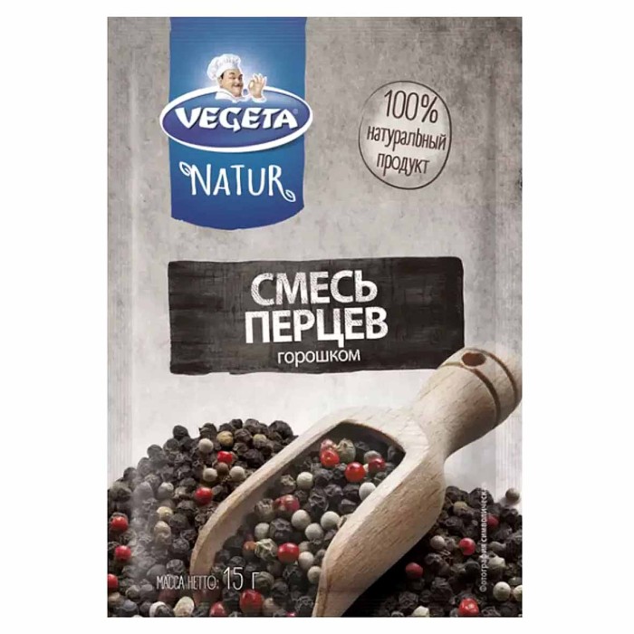 Приправа Vegeta Natur Смесь перцев 15гр м/у