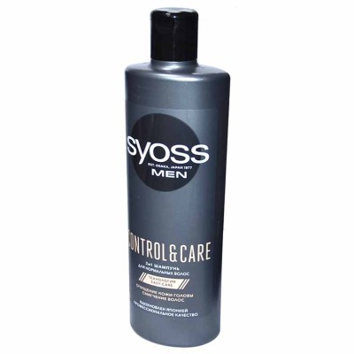 Шампунь для волос Syoss Men Control&amp;Care 2in1 450мл пэт