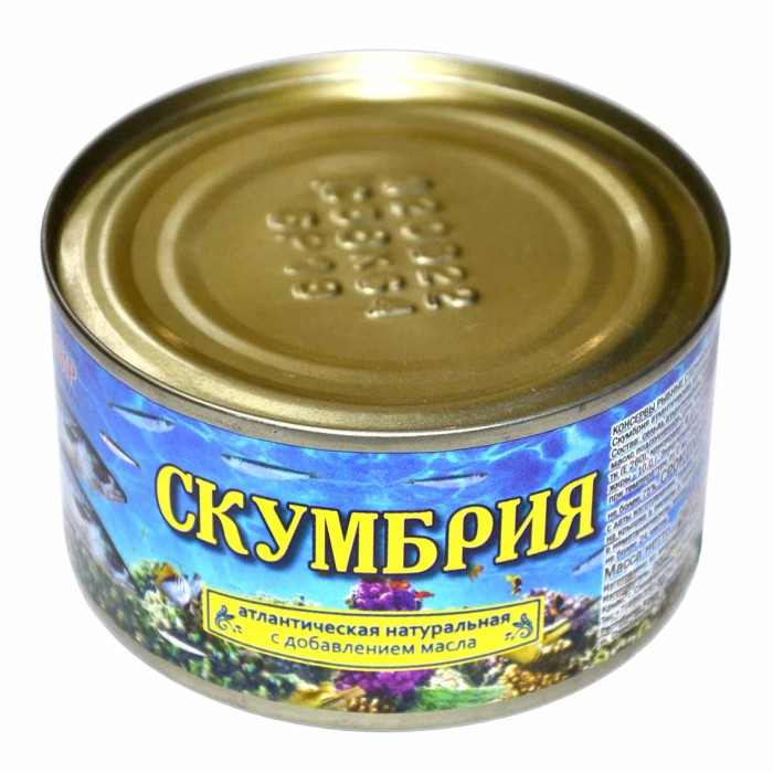 Скумбрия Фаворит в масле 240гр ж/б