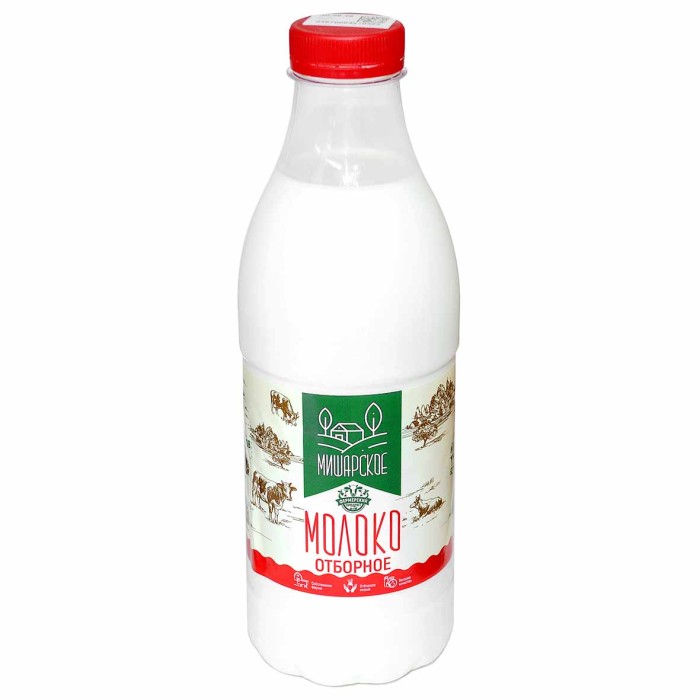 Молоко Мишарское отборное  3,4-6%  0,9л пэт