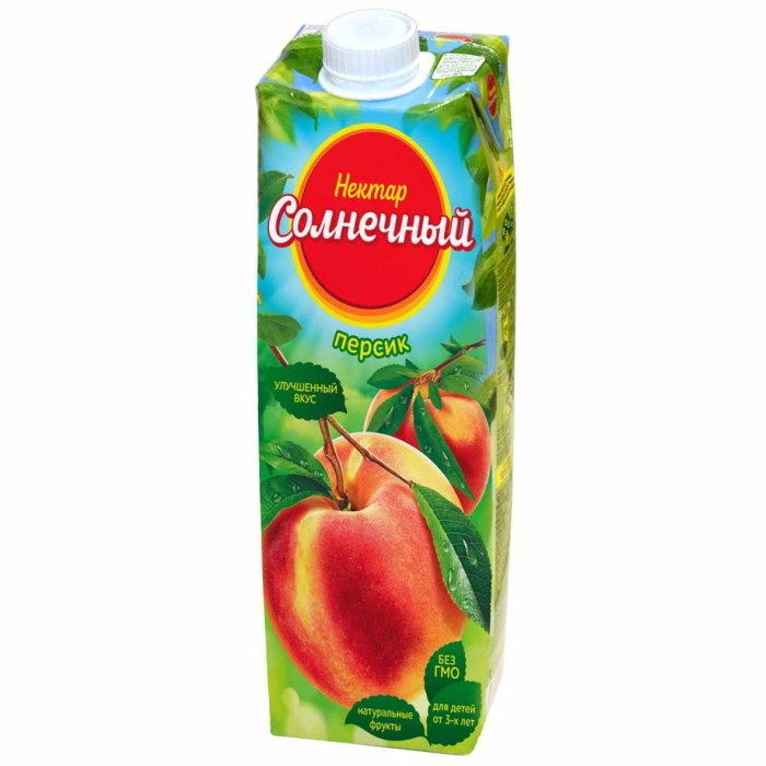 Нектар Солнечный персик 0,95л т/п