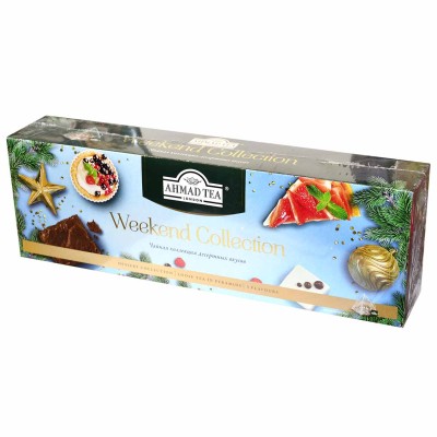 Чай Ahmad Tea Weekend Collection ассорти в пирамидках 60пак к/у