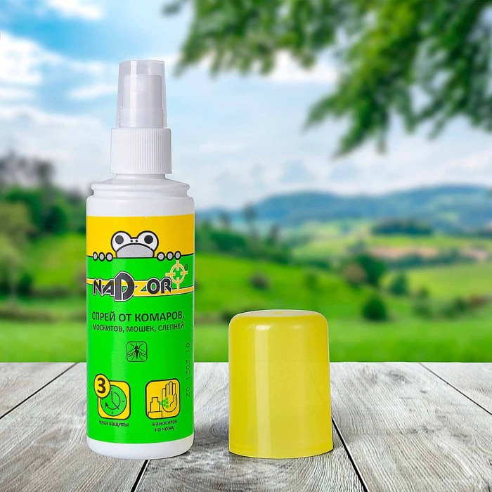 Спрей Nadzor от комаров и мошек 100мл ж/б артISK001N