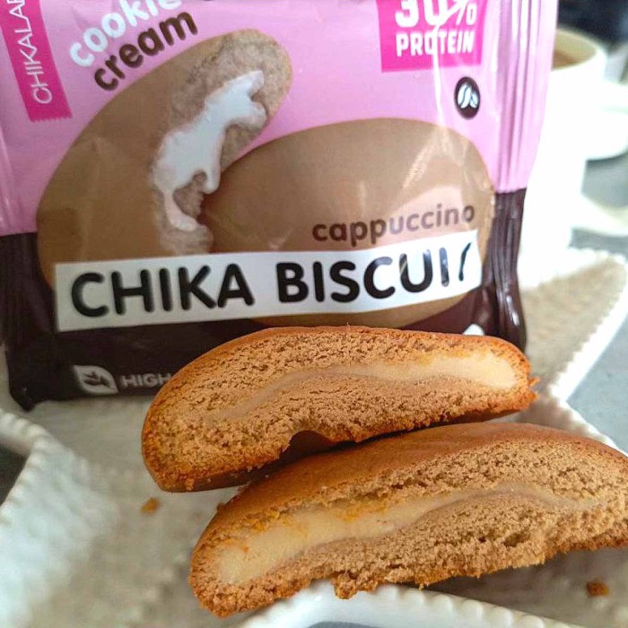 Печенье Chikalab неглаз со вкусом бисквит капучино 50гр м/у