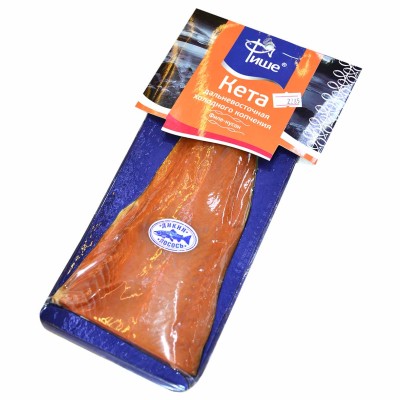 Кета филе-кусок Фише дальневосточная х/к 170гр в/у