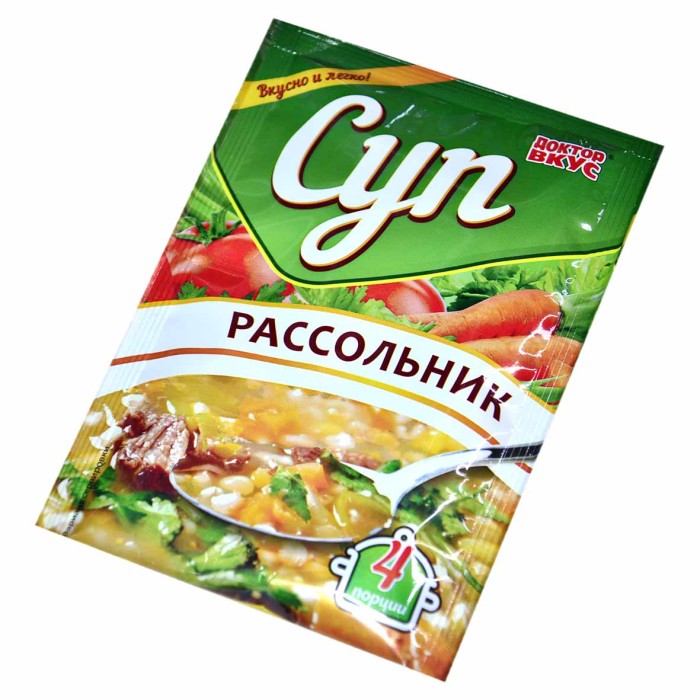 Суп Доктор вкус Рассольник с витаминами 55гр м/у