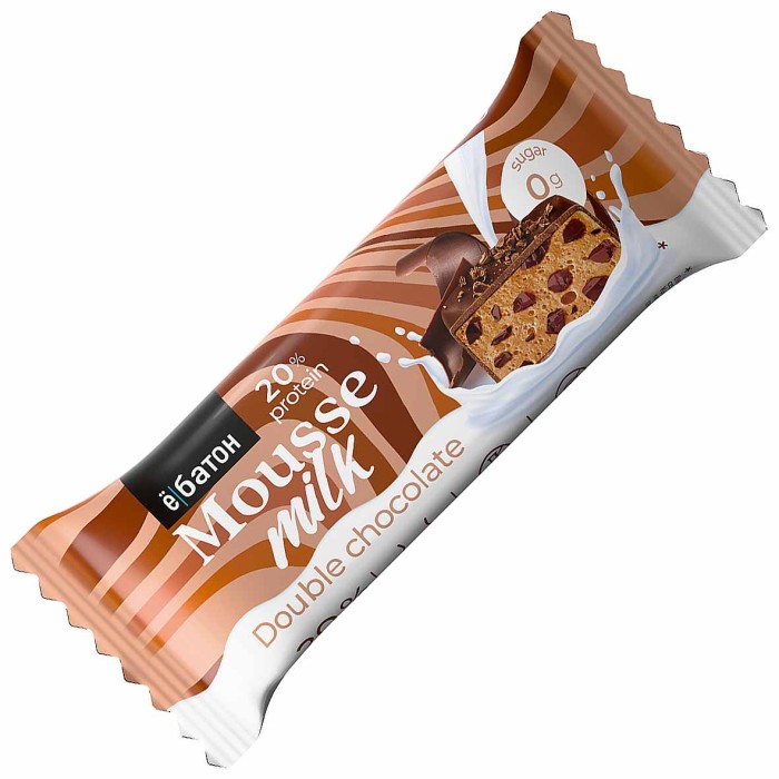 Десерт Ёбатон Mousse milk двойной шоколад 40гр м/у