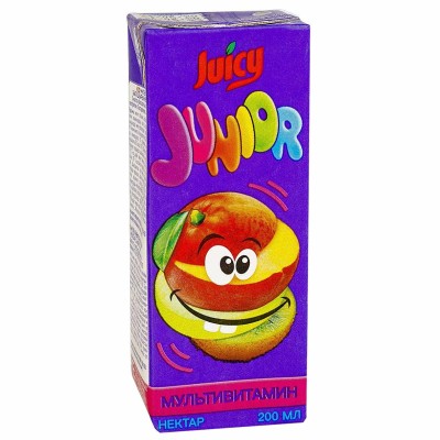 Нектар Juicy Junior мультивитамин 200мл т/п