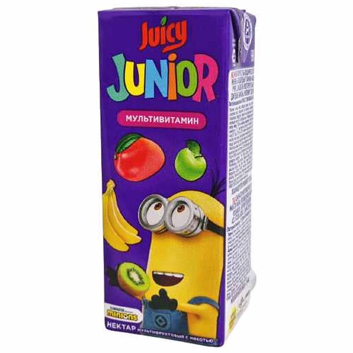Нектар Juicy Junior мультивитамин 200мл т/п