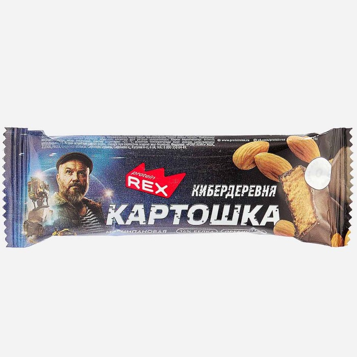 Батончик протеиновый ProteinRex картошка марципановая 40гр м/у