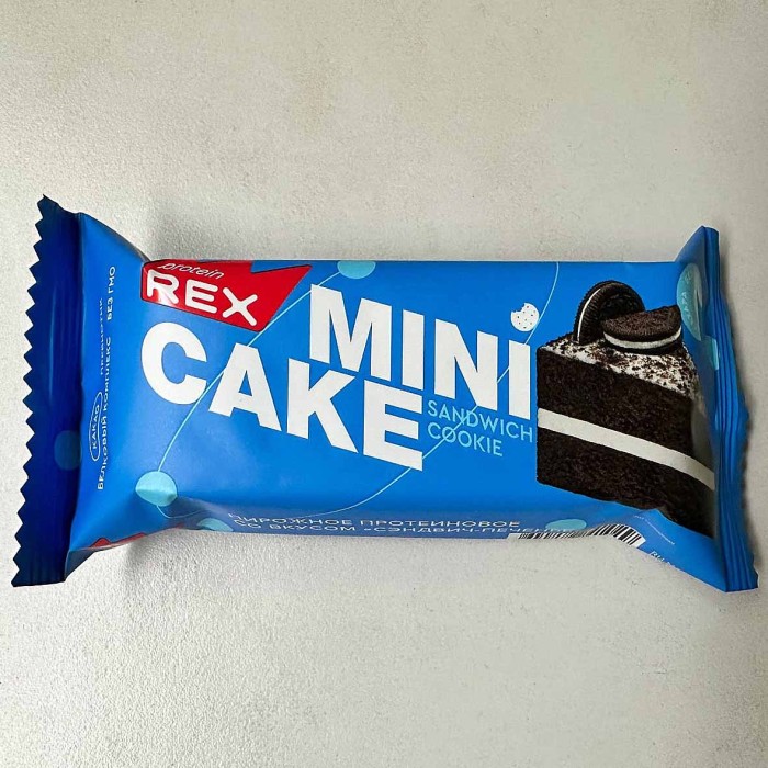 Мини-тортик протеиновый ProteinRex Сэндвич-печенье 40гр м/у