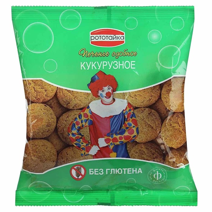 Печенье Рототайка кукурузное сдобное 200гр м/у