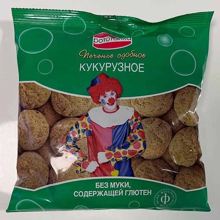 Печенье Рототайка кукурузное сдобное 200гр м/у