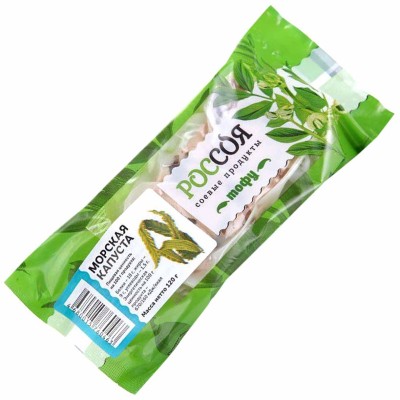 Сыр РосСоя Тофу морская капуста 120гр м/у
