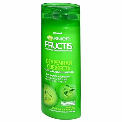 Шампунь для волос Fructis Огуречный детокс 400мл пэт