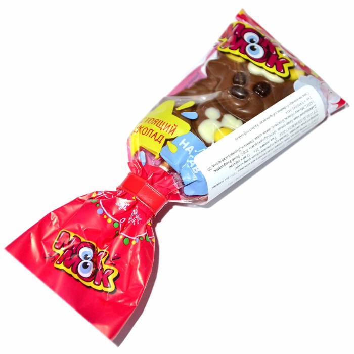 Фигурка шоколадная Мок-Мок Новогодняя коллекция с печеньем 24гр м/у